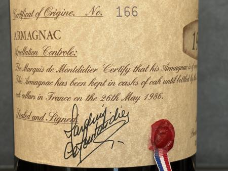 Armagnac Marquis de Montdidier 1945 Magnum 1,5 ltr.